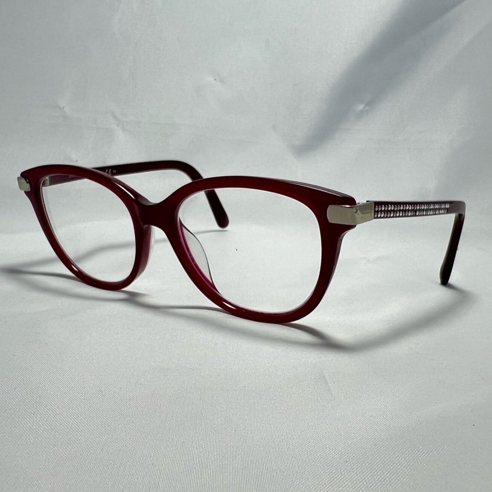 Jimmy Choo Red Square Eyeglasses - Frames Only - Picture 5 of 12